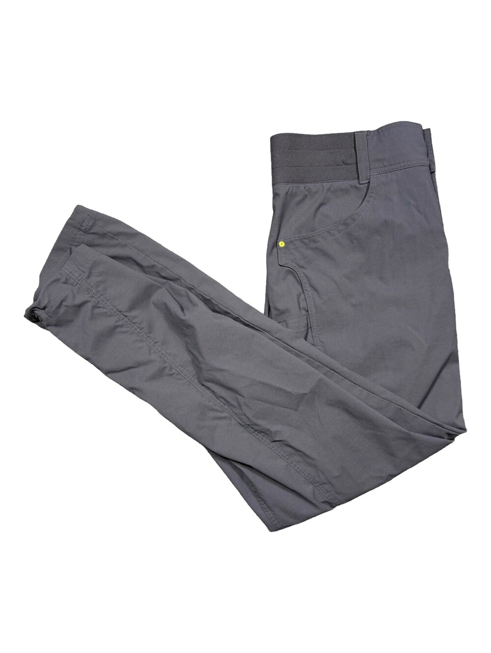 Title Nine Clamber Pants Womens 12 Gray Stretch Hiking Outdoor Trail Straight